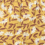 gold flower pumpkin pattern