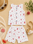 Little Apple Boys Double layered lining Pure Cotton organic Muslin Co-ord Set –  Jabla & Shorts