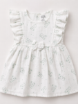 Premium  Muslin Cotton Baby girl  – Soft Crinkle frock | Summer Breathable Outfit